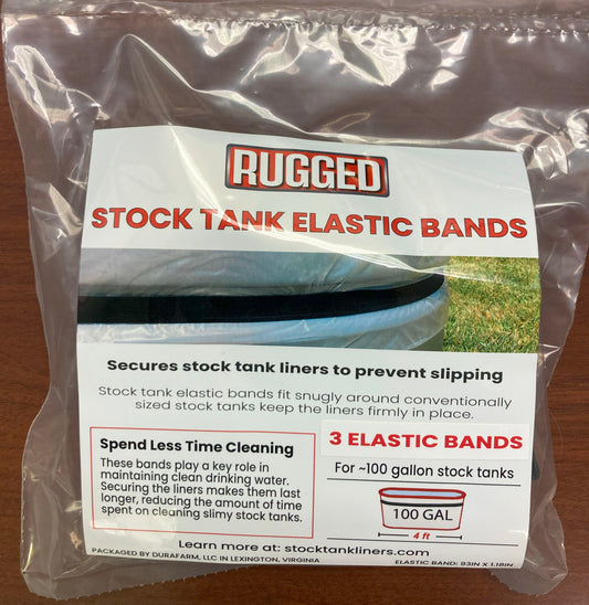 rugged stock tank elastic bands