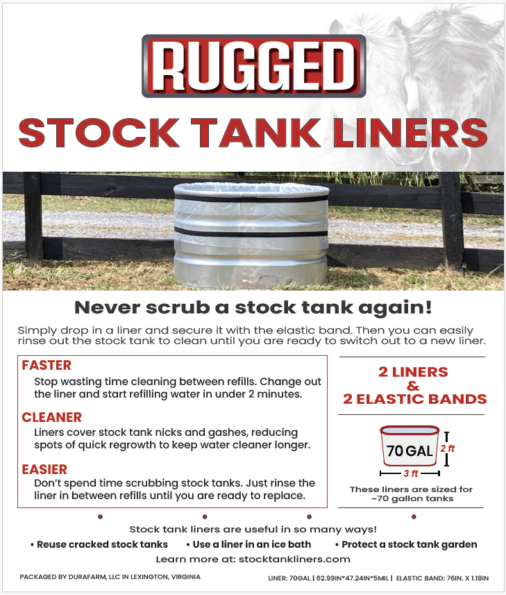 rugged stock tank liner