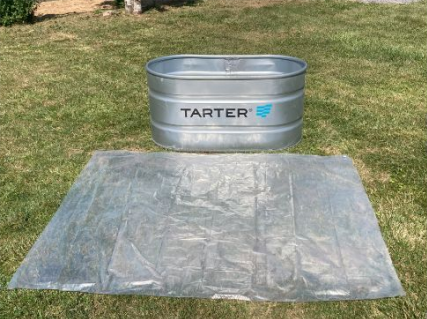100gal 5 Liners  2 Elastic Bands for rugged stock tank liners